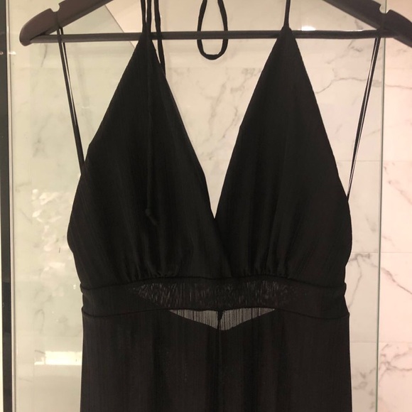 Sexy backless Black jumpsuits - Picture 4 of 6